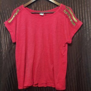 Anthropologie Akemi + Kin Short Sleeve Tee
